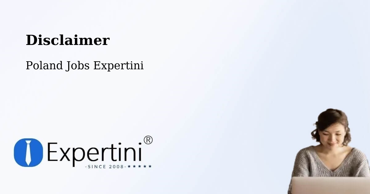 Disclaimer – Czermin - Poland Jobs Expertini