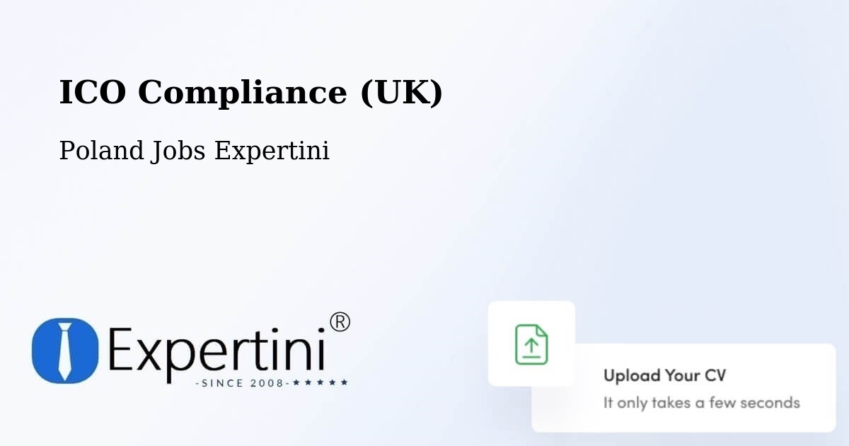 UK Data Protection & ICO Compliance – Czermin - Poland Jobs Expertini